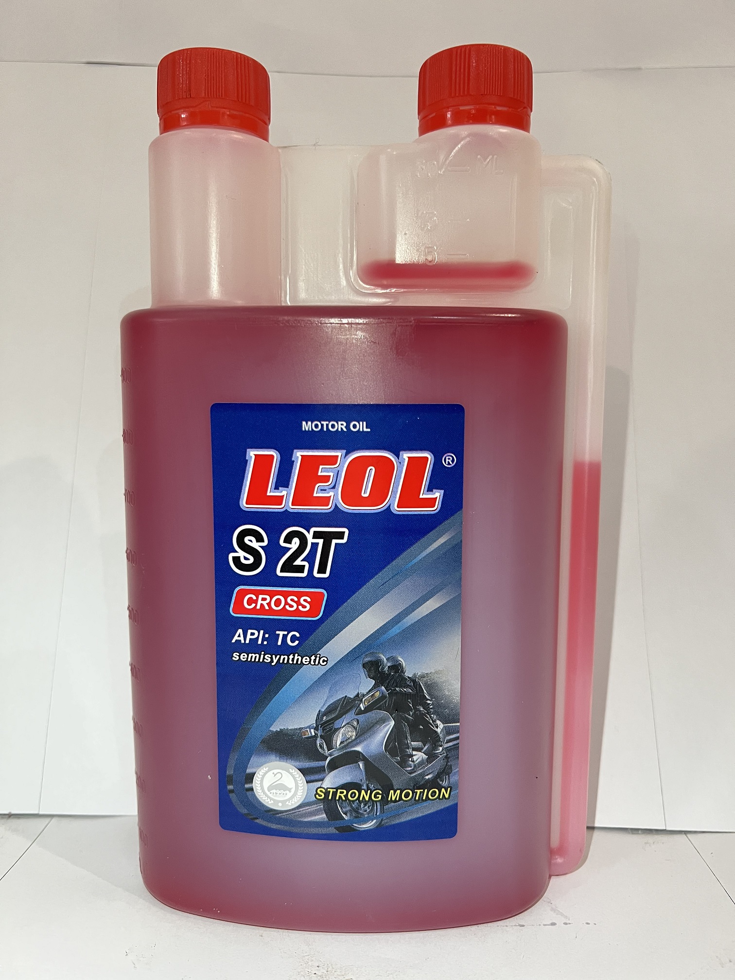 Масло двотактне напівсинтетична S 2Т SAE 30 API ТС ЛЕОЛ CROSS Каністра 1л з дозатором